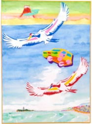 "Here I come to Enoshima"