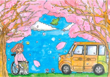 "Cherry blossom day!"