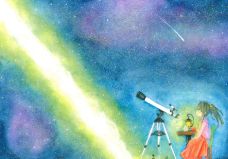 Milky way stargazing