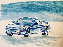 青い空を駆ける