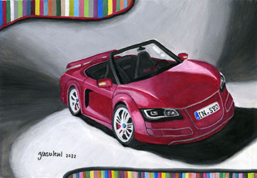 「憧れの赤い車」