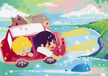 「空飛ぶクルマで自然を眺めたい！」