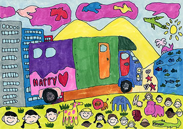 「夢のキャンピングカー」