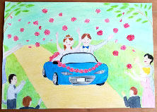 薔薇いっぱいのウエディング