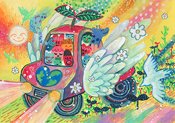 「みんなを笑顔にする車」