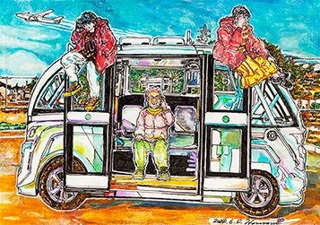 「繋がろうーev車の中の三角関係」