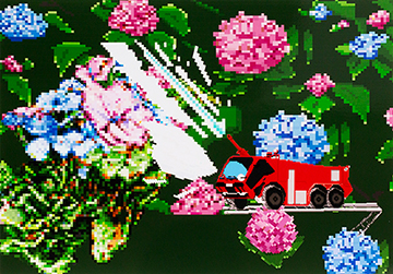 「陽焼けにご注意を？」