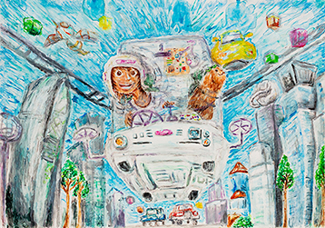 「バーチャル空間を走る！」