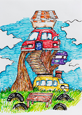 「ツリーCARハウス」